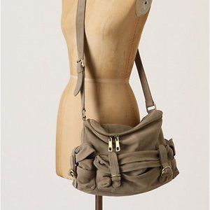 COPY - Anthropologie Crossbody Bag Suede BOHO - Grey